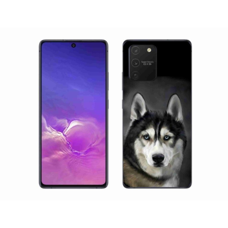 Gélový obal mmCase na mobil Samsung Galaxy S10 Lite - husky