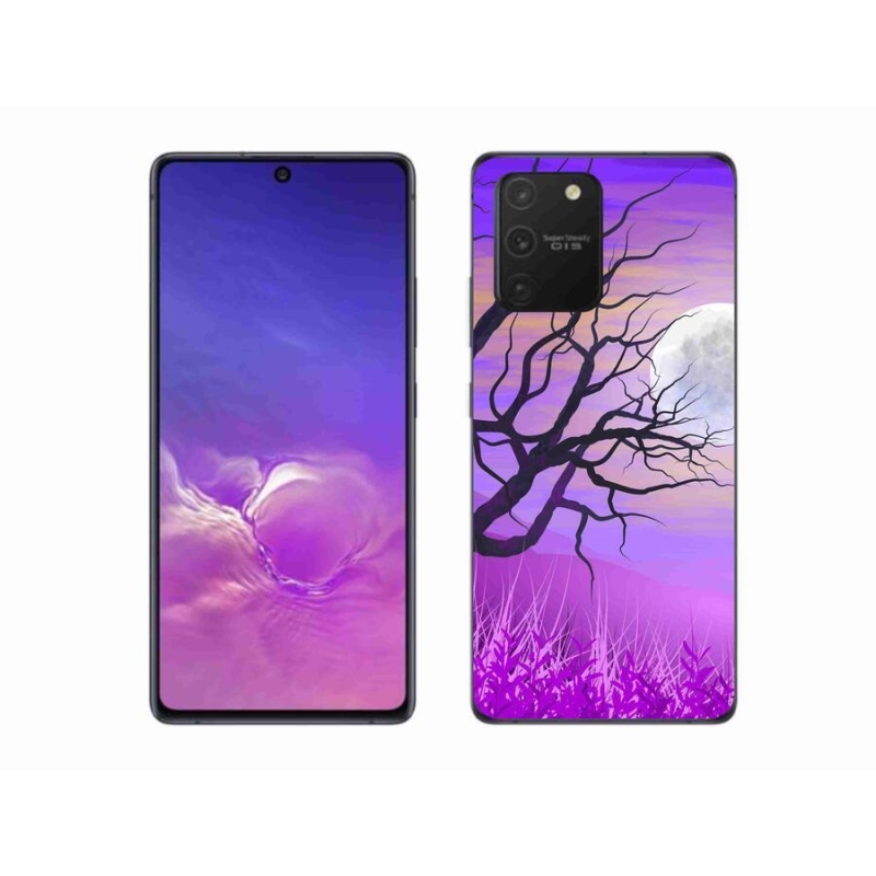 Gélový obal mmCase na mobil Samsung Galaxy S10 Lite - kreslený opadané strom