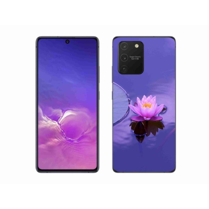 Gélový obal mmCase na mobil Samsung Galaxy S10 Lite - kvet na hladine