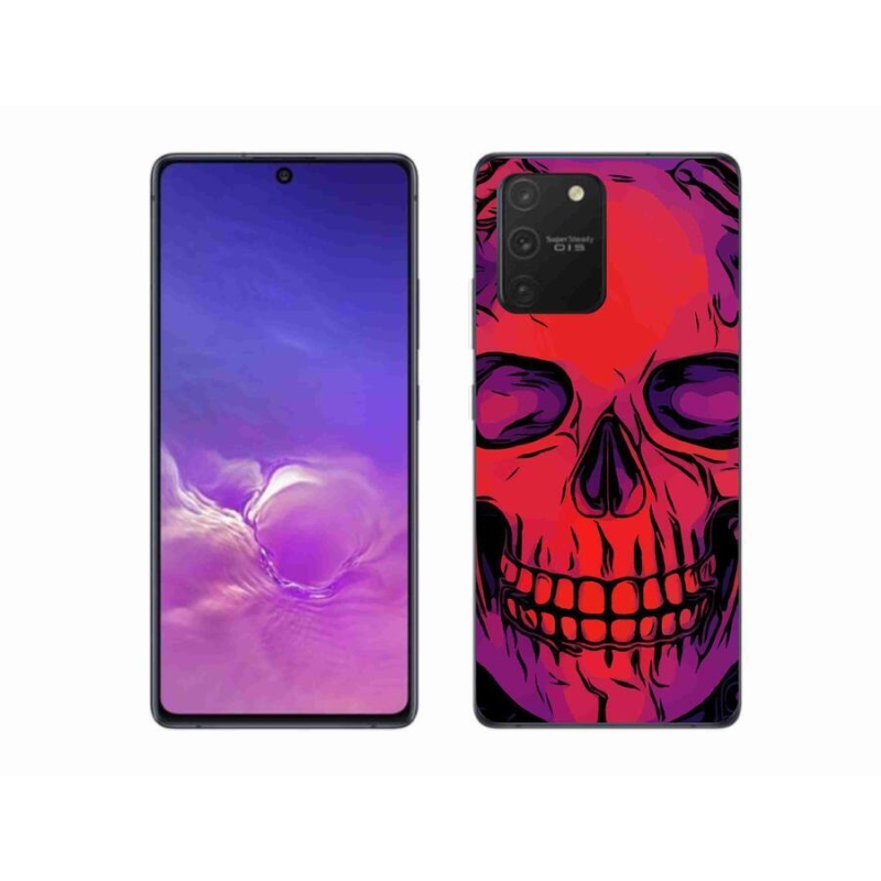 Gélový obal mmCase na mobil Samsung Galaxy S10 Lite - lebka