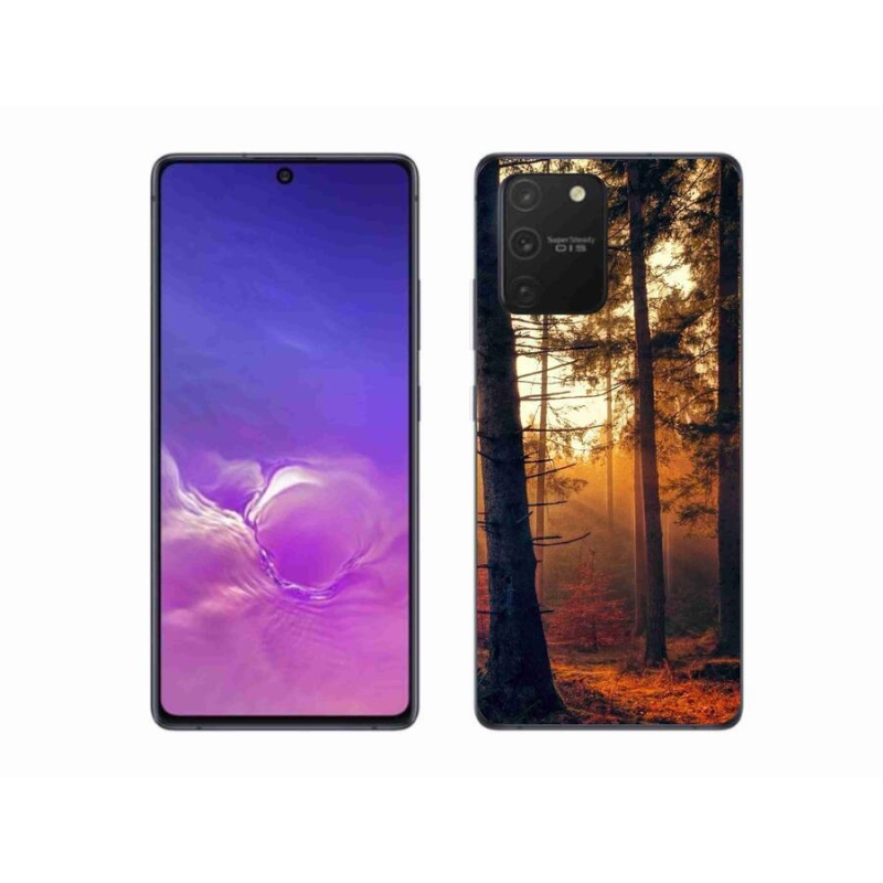 Gélový obal mmCase na mobil Samsung Galaxy S10 Lite - les