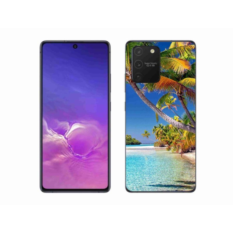 Gélový obal mmCase na mobil Samsung Galaxy S10 Lite - morská pláž