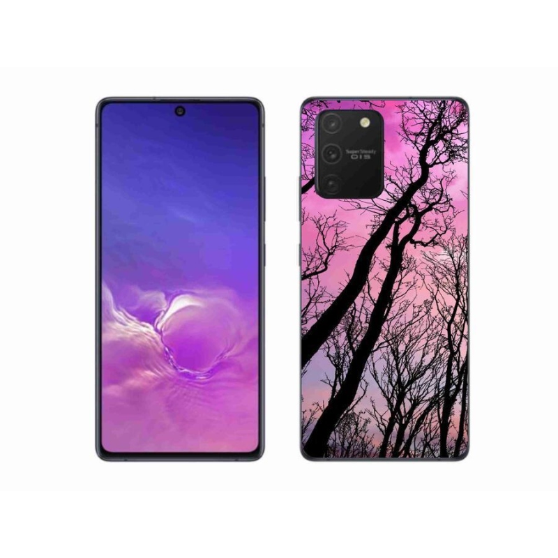 Gélový obal mmCase na mobil Samsung Galaxy S10 Lite - opadané stromy