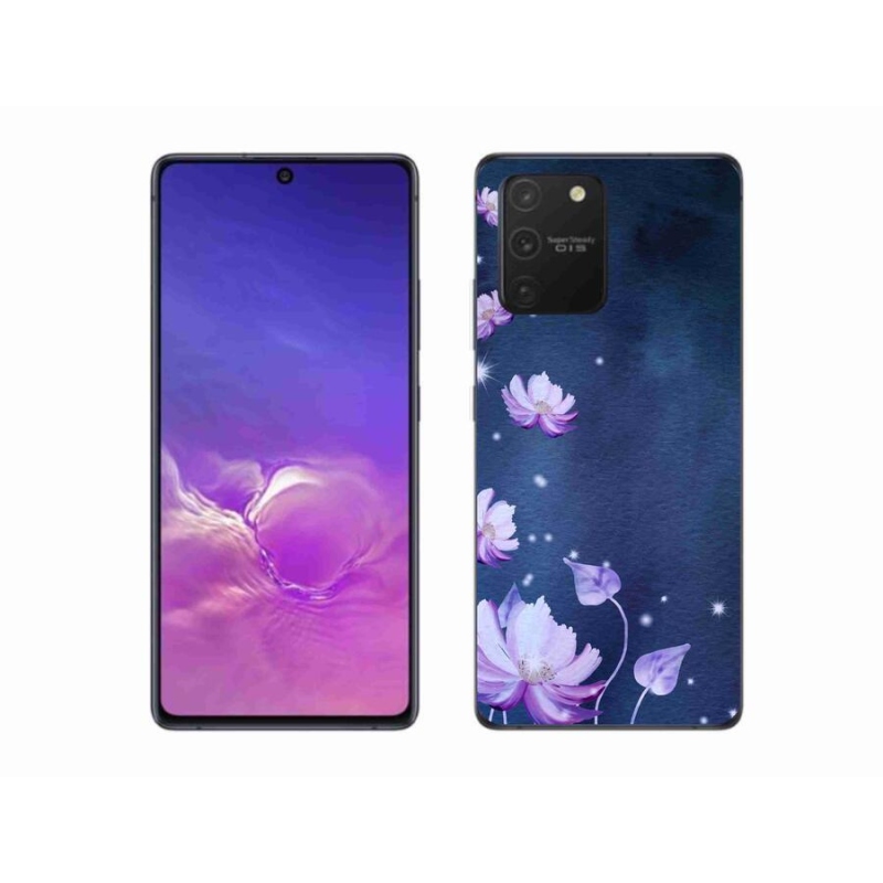 Gélový obal mmCase na mobil Samsung Galaxy S10 Lite - padajúce kvety