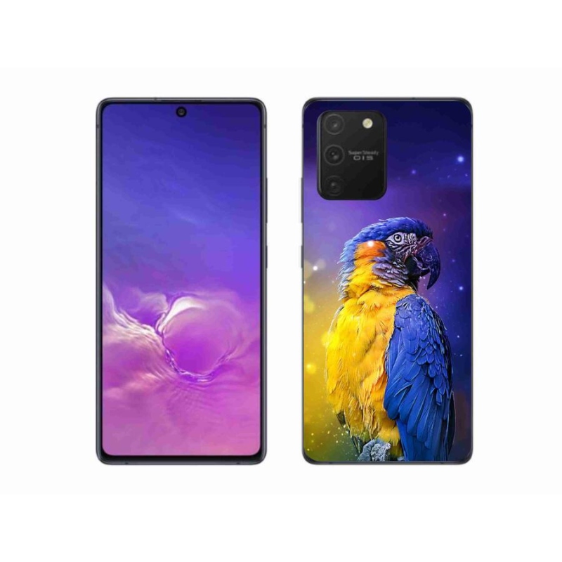 Gélový obal mmCase na mobil Samsung Galaxy S10 Lite - papagáj ara 1