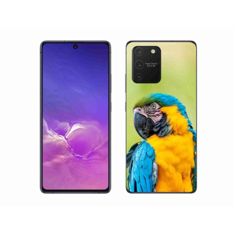 Gélový obal mmCase na mobil Samsung Galaxy S10 Lite - papagáj ara 2