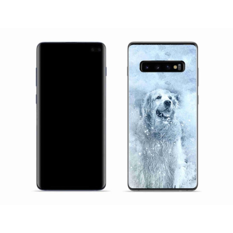 Gélový obal mmCase na mobil Samsung Galaxy S10 - retríver