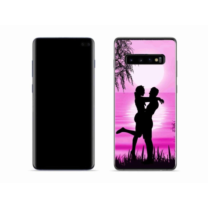 Gélový obal mmCase na mobil Samsung Galaxy S10 - západ slnka