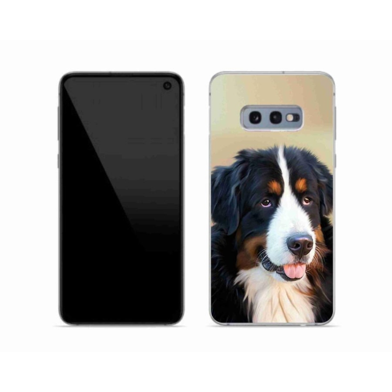 Gélový obal mmCase na mobil Samsung Galaxy S10e - bernský salašnícky pes