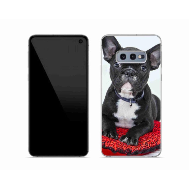 Gélový obal mmCase na mobil Samsung Galaxy S10e - buldog