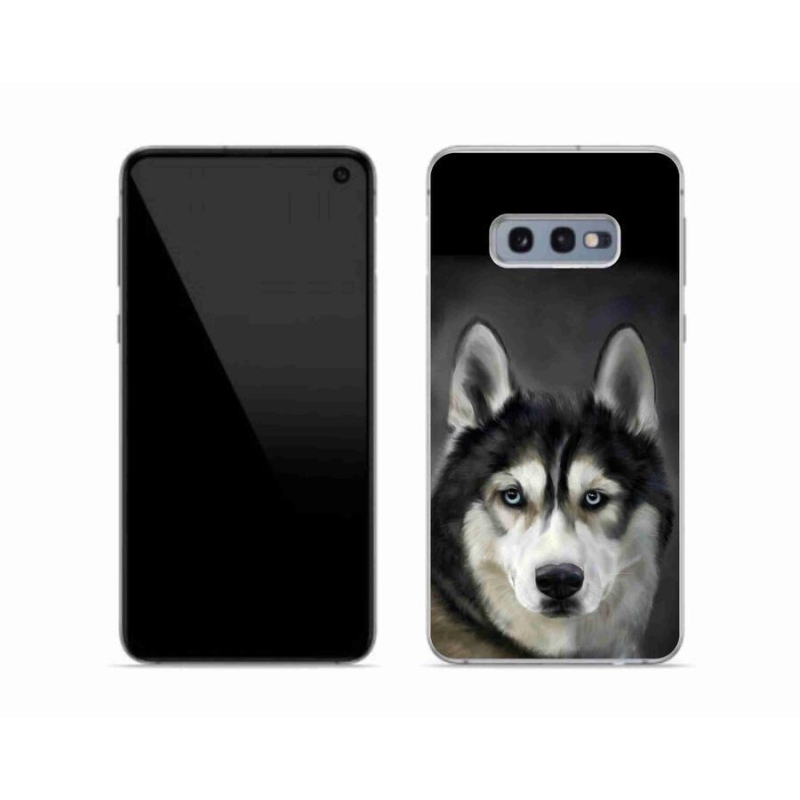 Gélový obal mmCase na mobil Samsung Galaxy S10e - husky