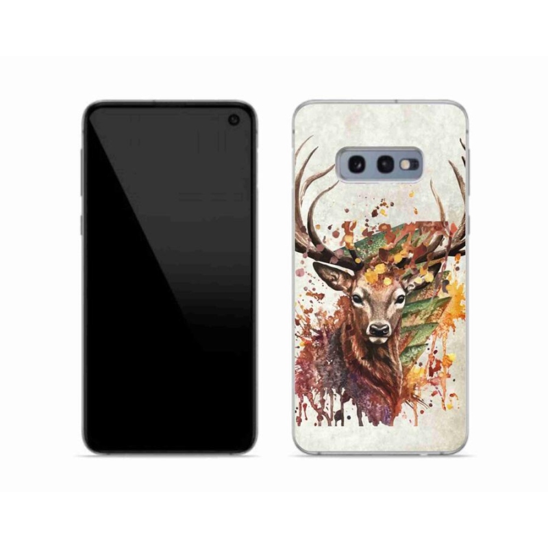 Gélový obal mmCase na mobil Samsung Galaxy S10e - jeleň 1