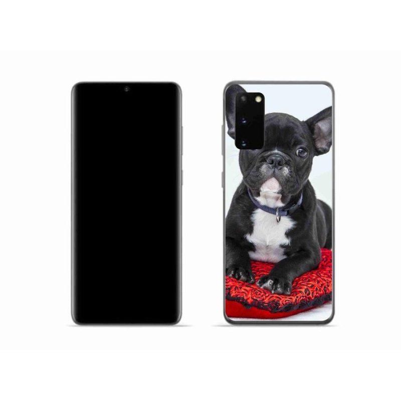 Gélový obal mmCase na mobil Samsung Galaxy S20 - buldog