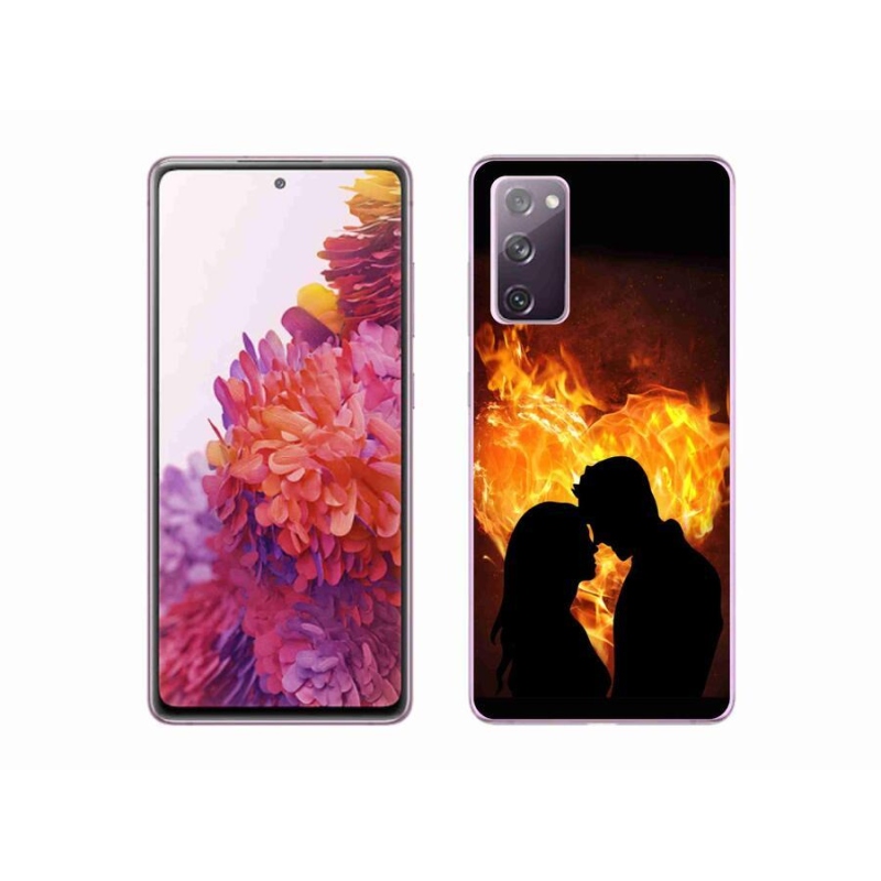 Gélový obal mmCase na mobil Samsung Galaxy S20 FE - ohnivá láska
