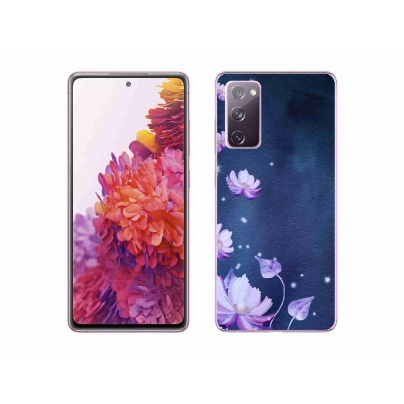 Gélový obal mmCase na mobil Samsung Galaxy S20 FE - padajúce kvety