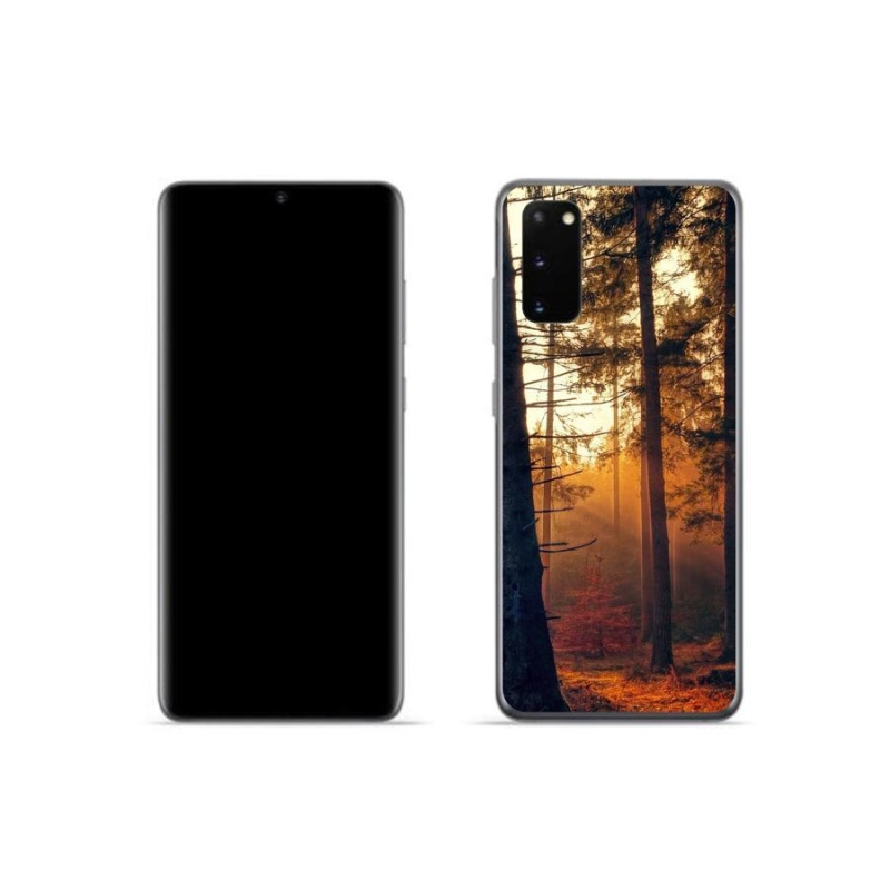 Gélový obal mmCase na mobil Samsung Galaxy S20 - les