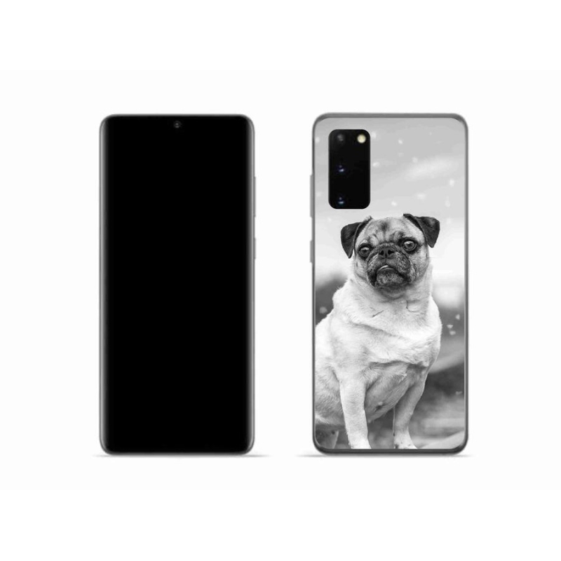 Gélový obal mmCase na mobil Samsung Galaxy S20 - mops