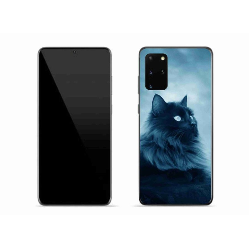 Gélový obal mmCase na mobil Samsung Galaxy S20 Plus - čierna mačka 1