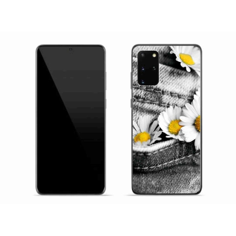 Gélový obal mmCase na mobil Samsung Galaxy S20 Plus - margaréty