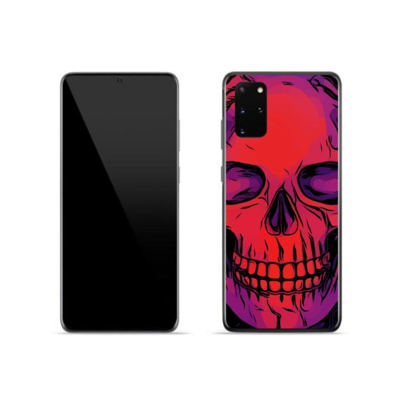 Gélový obal mmCase na mobil Samsung Galaxy S20 Plus - lebka