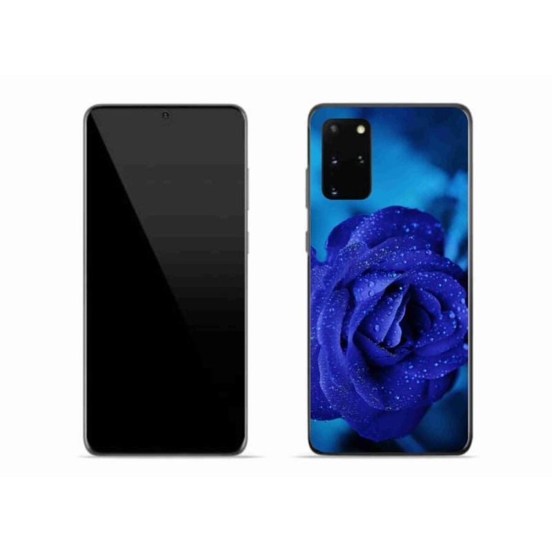 Gélový obal mmCase na mobil Samsung Galaxy S20 Plus - modrá ruža