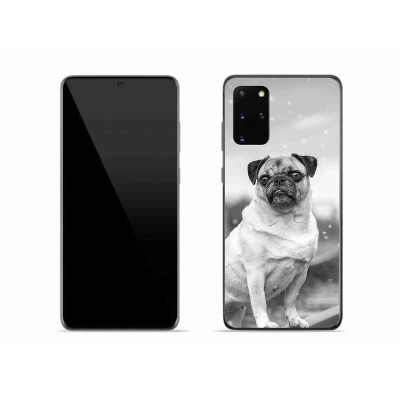 Gélový obal mmCase na mobil Samsung Galaxy S20 Plus - mops