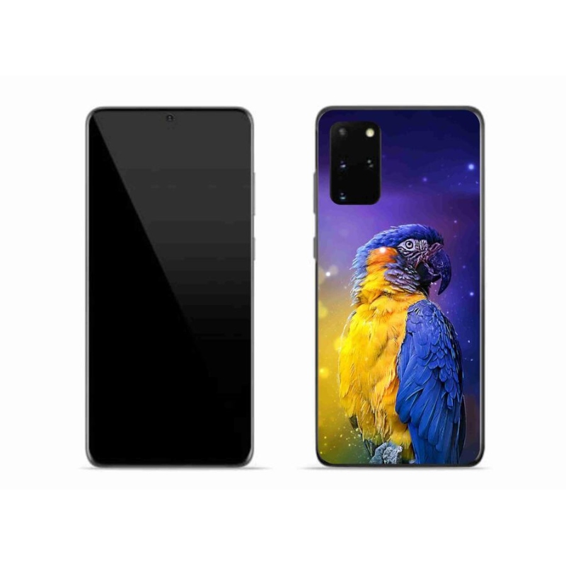 Gélový obal mmCase na mobil Samsung Galaxy S20 Plus - papagáj ara 1