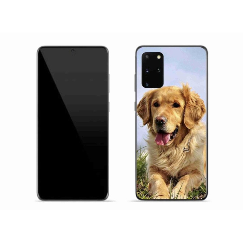 Gélový obal mmCase na mobil Samsung Galaxy S20 Plus - zlatý retriever