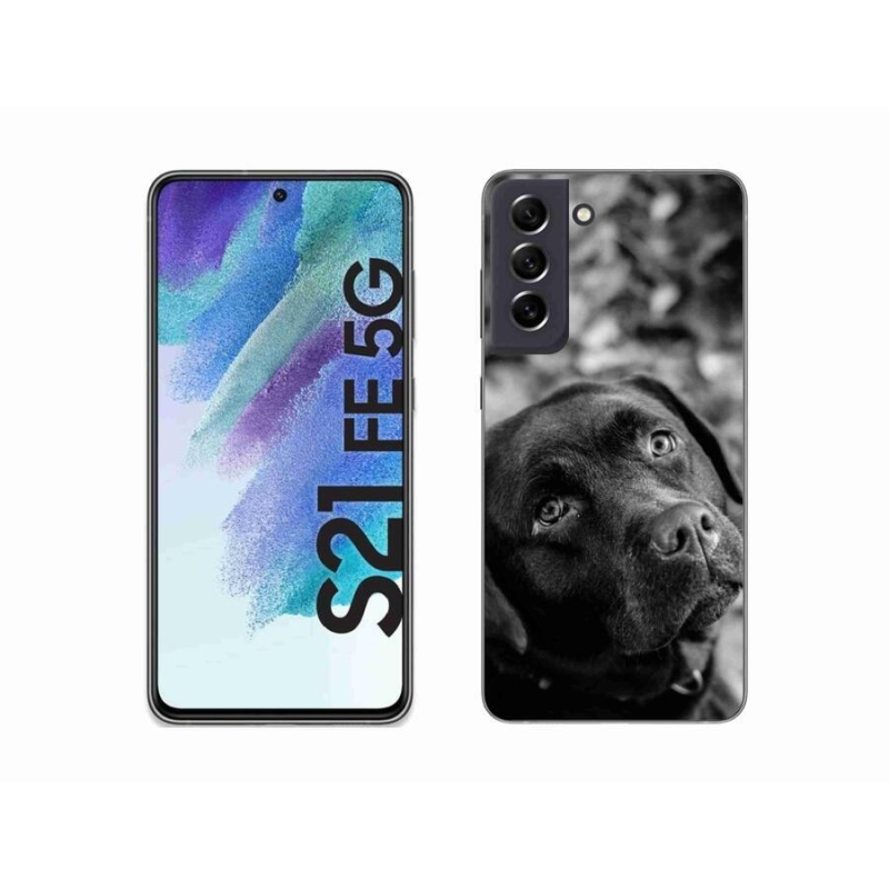 Gélový obal mmCase na mobil Samsung Galaxy S21 FE 5G - labrador