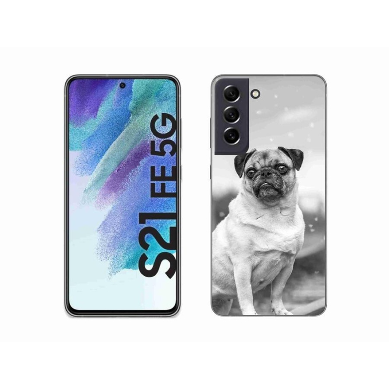 Gélový obal mmCase na mobil Samsung Galaxy S21 FE 5G - mops