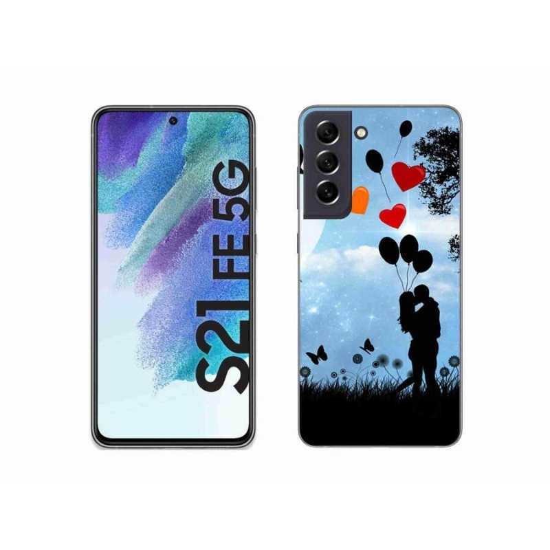 Gélový obal mmCase na mobil Samsung Galaxy S21 FE 5G - zamilovaný pár