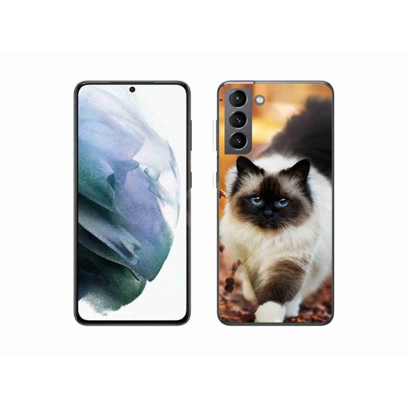 Gélový obal mmCase na mobil Samsung Galaxy S21 - mačka 1