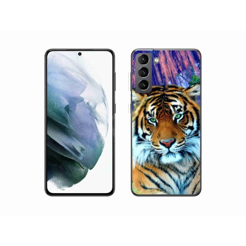 Gélový obal mmCase na mobil Samsung Galaxy S21 - tiger