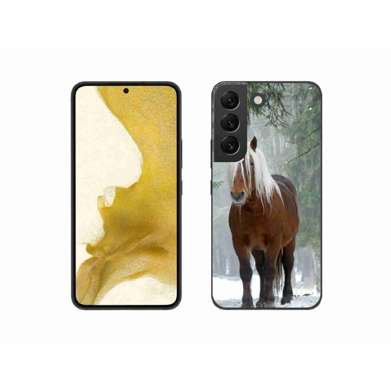 Gélový obal mmCase na mobil Samsung Galaxy S22 5G - kôň v lese