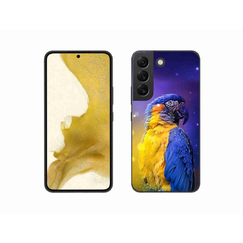 Gélový obal mmCase na mobil Samsung Galaxy S22 5G - papagáj ara 1