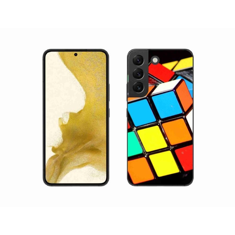 Gélový obal mmCase na mobil Samsung Galaxy S22 5G - rubikova kocka