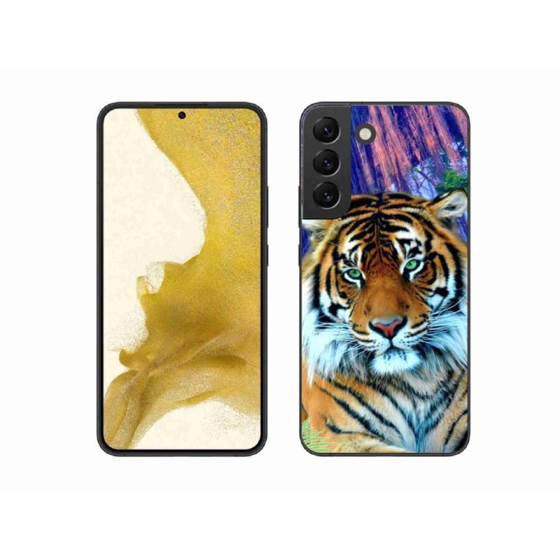 Gélový obal mmCase na mobil Samsung Galaxy S22+ 5G - tiger