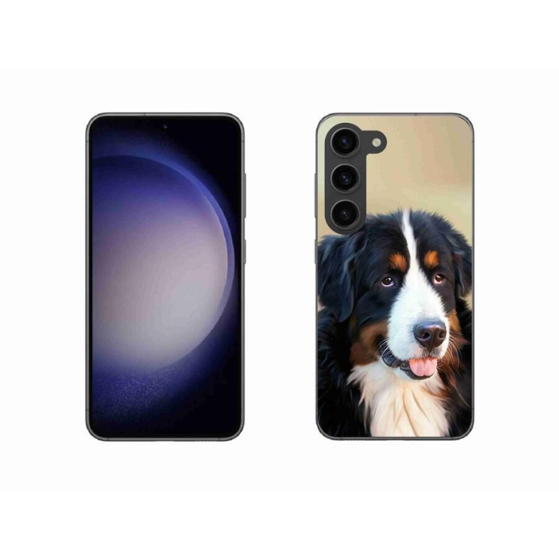 Gélový obal mmCase na mobil Samsung Galaxy S23 5G - bernský salašnícky pes
