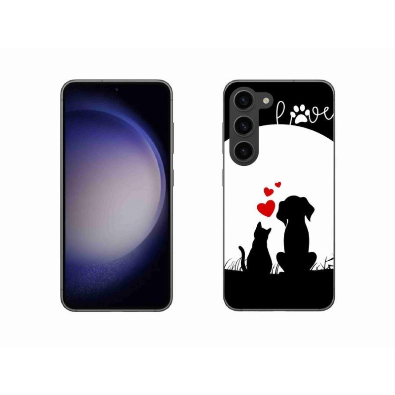 Gélový obal mmCase na mobil Samsung Galaxy S23 5G - zvieracia láska