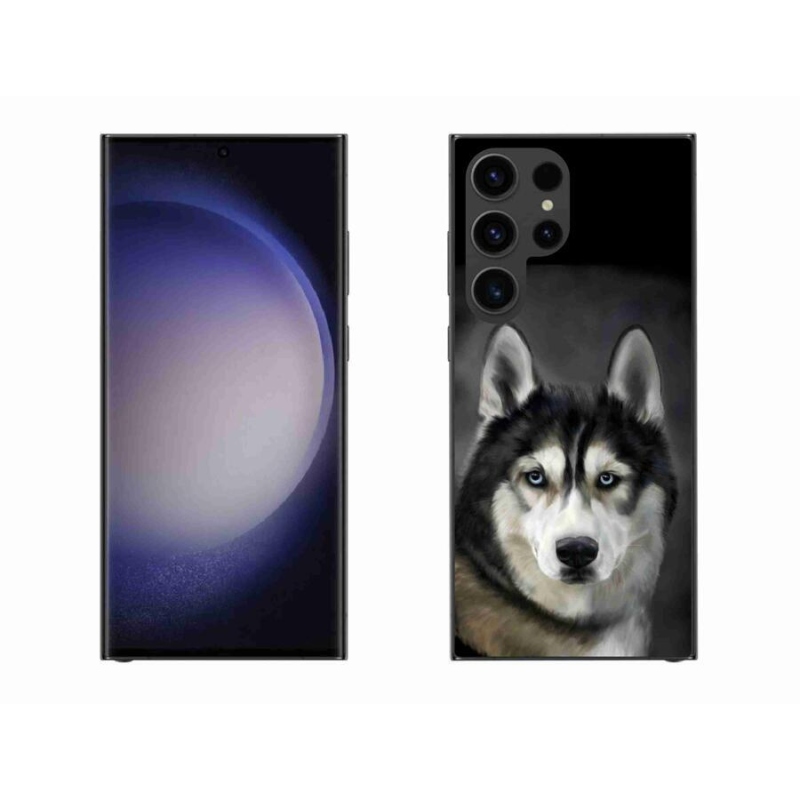 Gélový obal mmCase na mobil Samsung Galaxy S23 Ultra 5G - husky