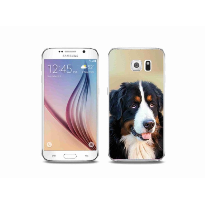 Gélový obal mmCase na mobil Samsung Galaxy S6 - bernský salašnícky pes