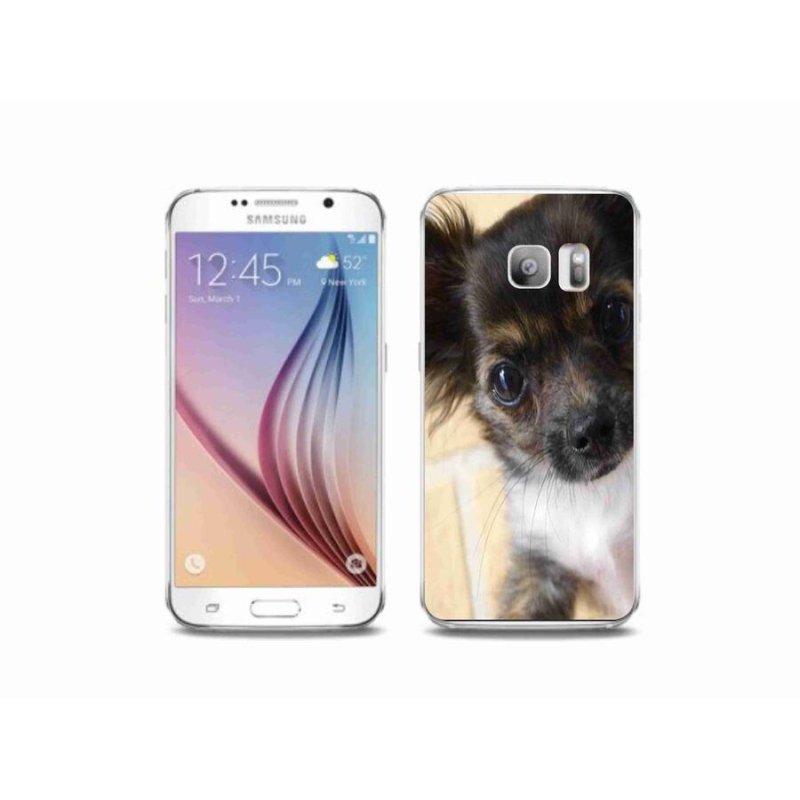 Gélový obal mmCase na mobil Samsung Galaxy S6 Edge - čivava 2