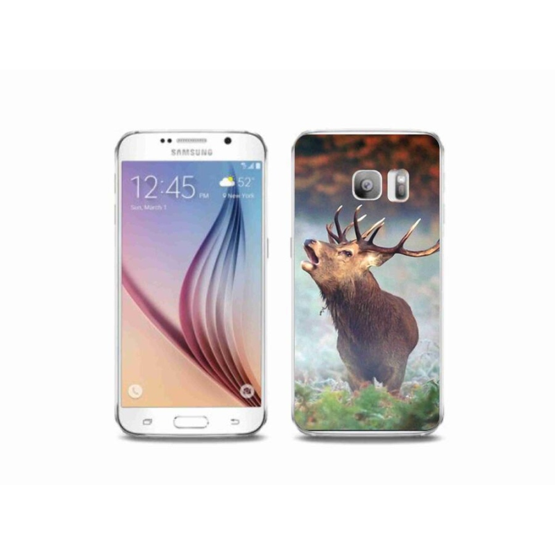 Gélový obal mmCase na mobil Samsung Galaxy S6 Edge - jeleň 2