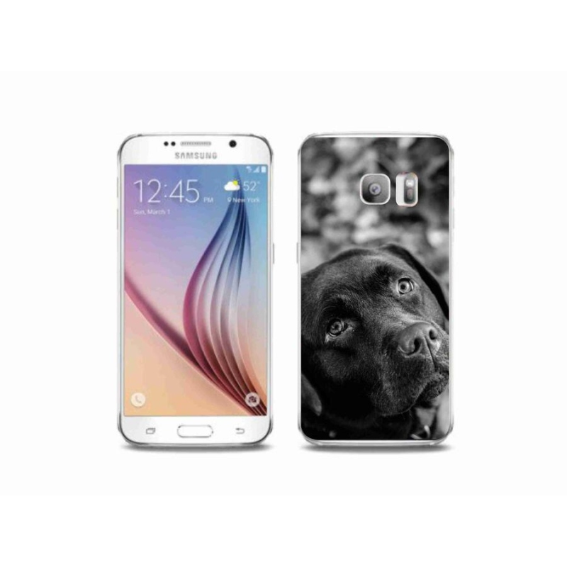 Gélový obal mmCase na mobil Samsung Galaxy S6 Edge - labrador