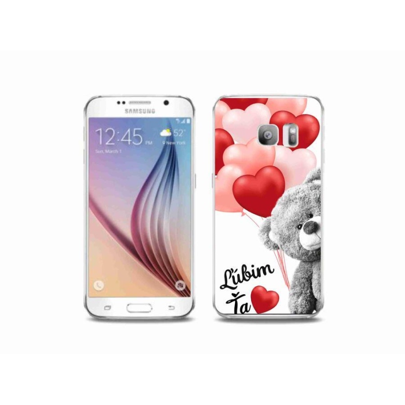 Gélový obal mmCase na mobil Samsung Galaxy S6 Edge - ľúbim ťa sk