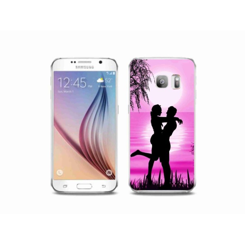 Gélový obal mmCase na mobil Samsung Galaxy S6 Edge - západ slnka