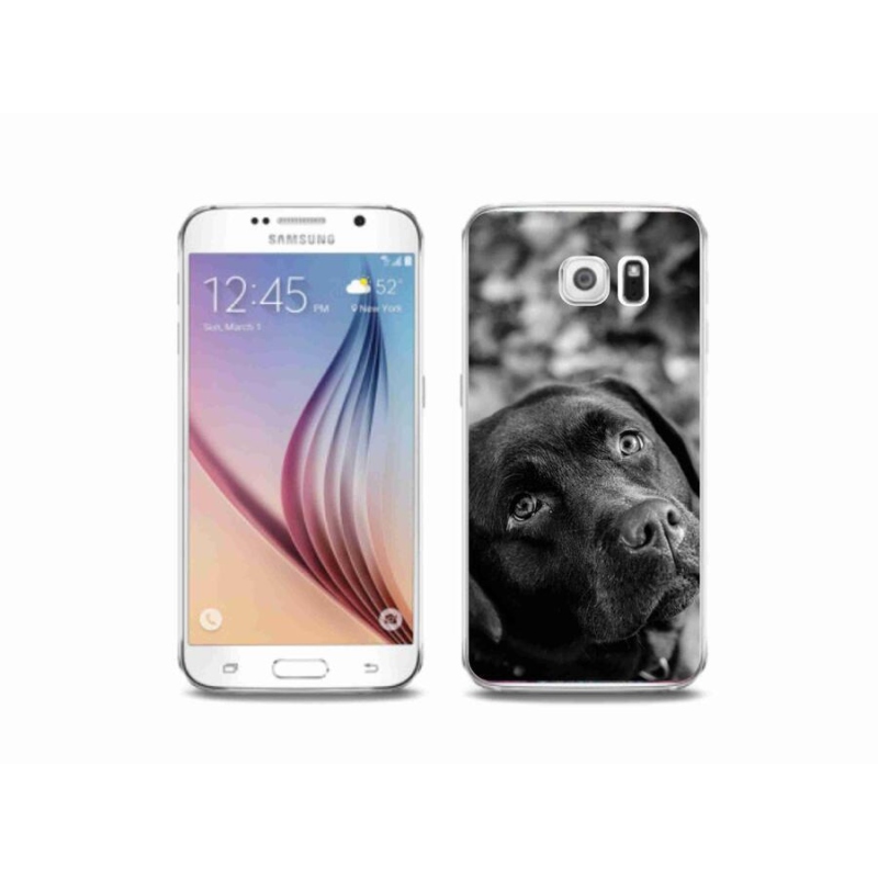 Gélový obal mmCase na mobil Samsung Galaxy S6 - labrador