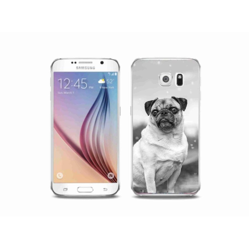 Gélový obal mmCase na mobil Samsung Galaxy S6 - mops