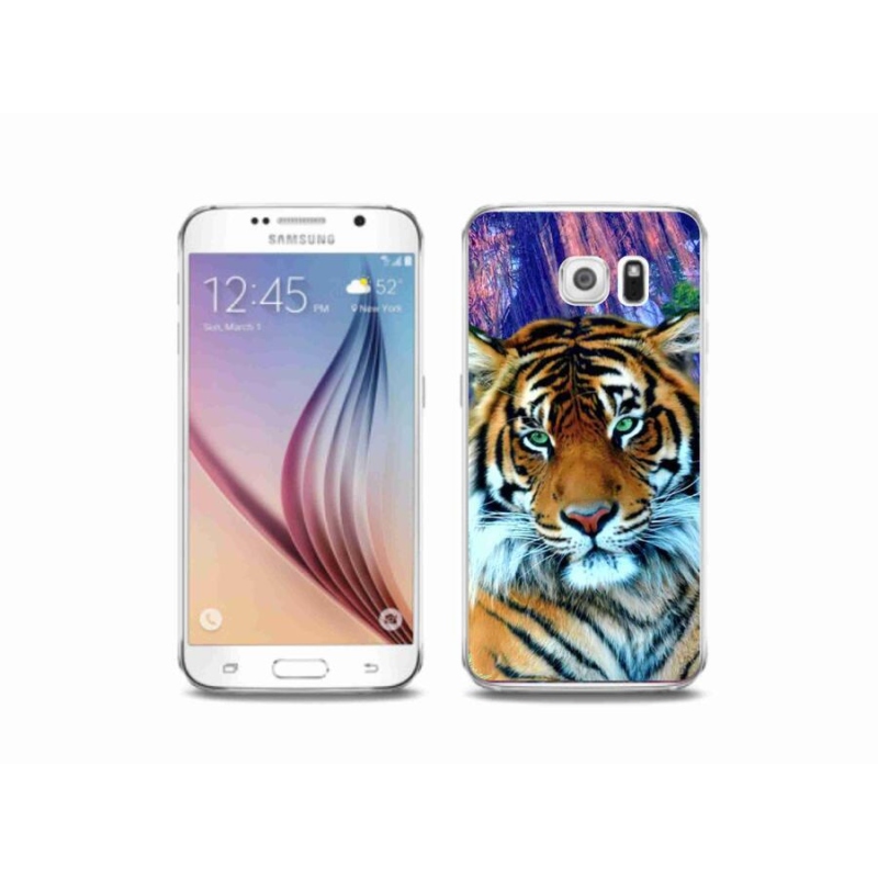 Gélový obal mmCase na mobil Samsung Galaxy S6 - tiger