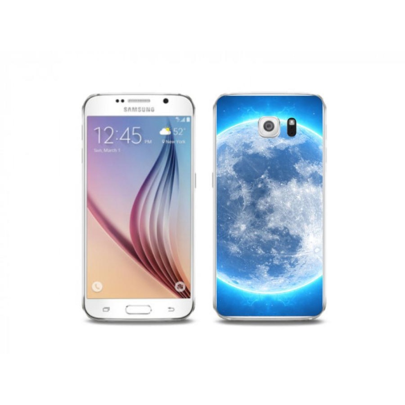 Gélový obal mmCase na mobil Samsung Galaxy S6 - zemegule